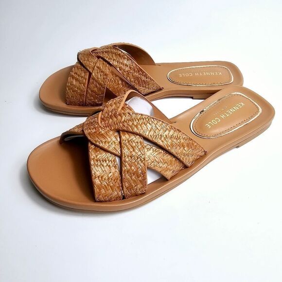Kenneth Cole Women's Julia Sandal Natural Raffia Size 8 NEW! - Picture 2 of 9